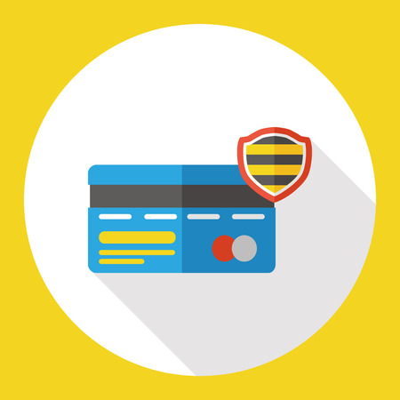 Credit card flat icon