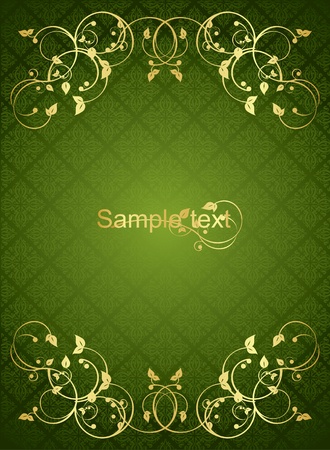 Luxury green background