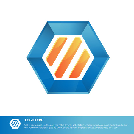 Vector abstract logo template