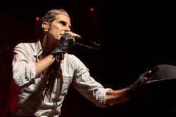 INGLEWOOD, CALIFORNIA - AUGUST 13: Perry Farrell of Jane's Addiction performs at the YouTube Theater on August 13, 2024 in Inglewood, California. (Photo by Corine Solberg/Getty Images)