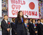 日本��足世界杯夺冠庆祝大会举行