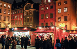 瑞典斯德哥尔摩的圣诞集市