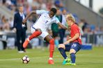 Wolverhampton Wanderers' Dominic Iorfa in action for England U21s against Norway