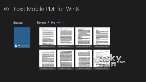 Foxit Mobile PDF�Ķ�����½Win8Ӧ���̵�