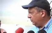 President of Costa Rica swallows a wasp while talking to reporters