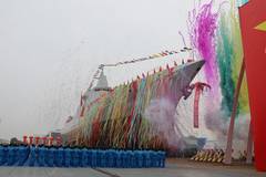 China's next-gen destroyer hits the water in Shanghai