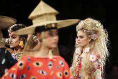 Creations of Desigual presented at New York Fashion Week