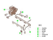 【迈氏认证】东南汽车得利卡 2.0L 五挡手动 4G63S4M 7座 时尚版 (2013-2017) 燃油喷油嘴隔热垫