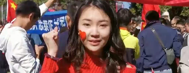 悉尼“爱国护港”和平游行，华人涌上街头表达中国心