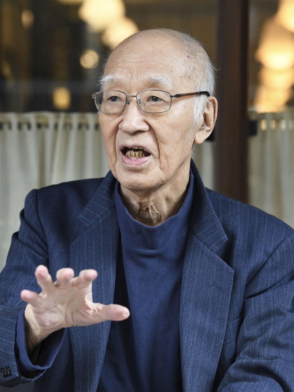 日本歷史作家半藤一利12日去世，享耆壽90歲。（共同社）