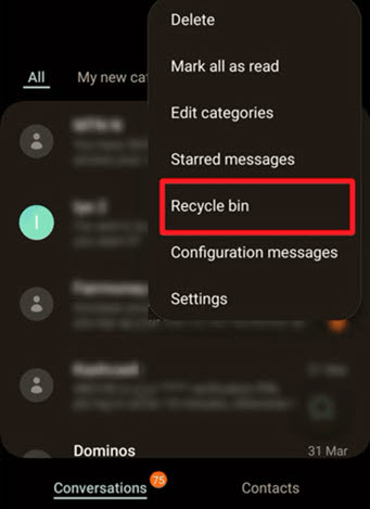 Android Message Recycle Bin