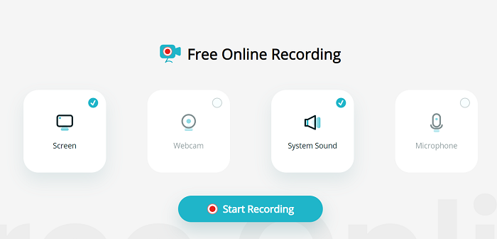 Recording Windows 10 Screen via Online Recorder