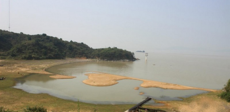 馬鞍山附近八里湖水域