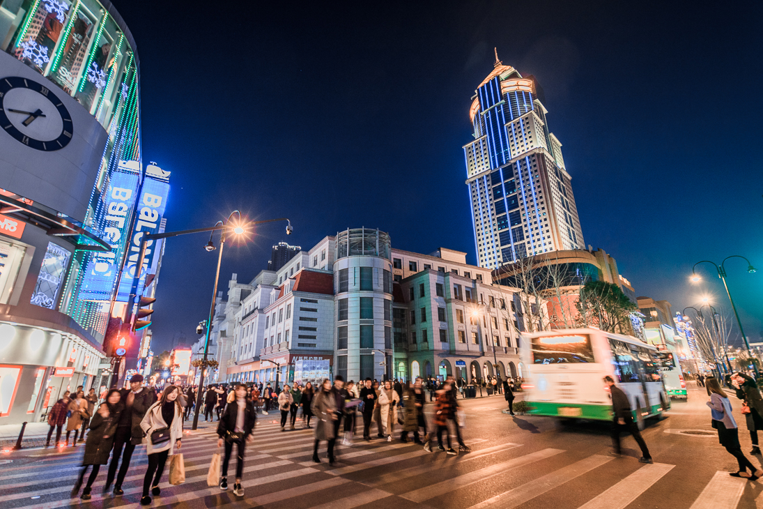 江漢路夜景