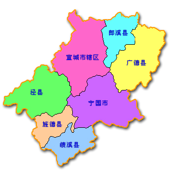 宣城市行政區劃