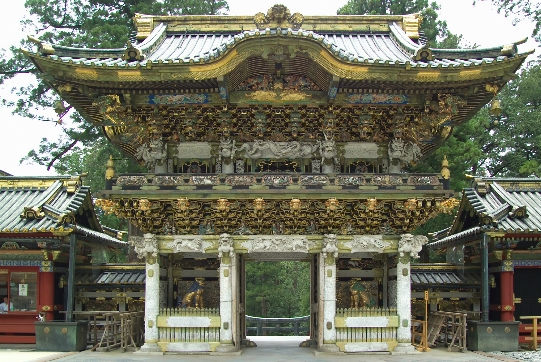 日光東照宮(供奉江戶幕府開創者德川家康的神社)