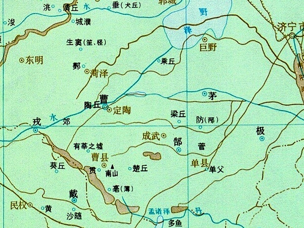 菏澤境內曹國