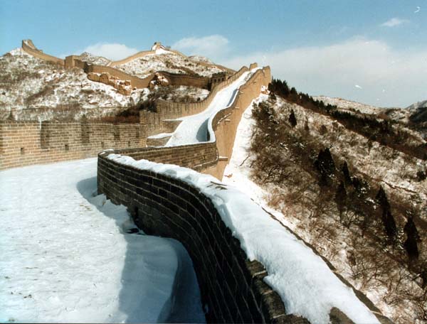 八達嶺長城雪景