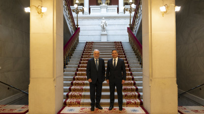  El presidente de la Suprema Corte de Justicia de la República Dominicana visita la RAE (foto: RAE),