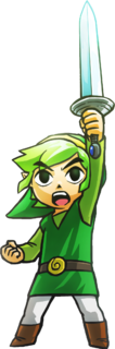 Link artwork from Tri Force Heroes