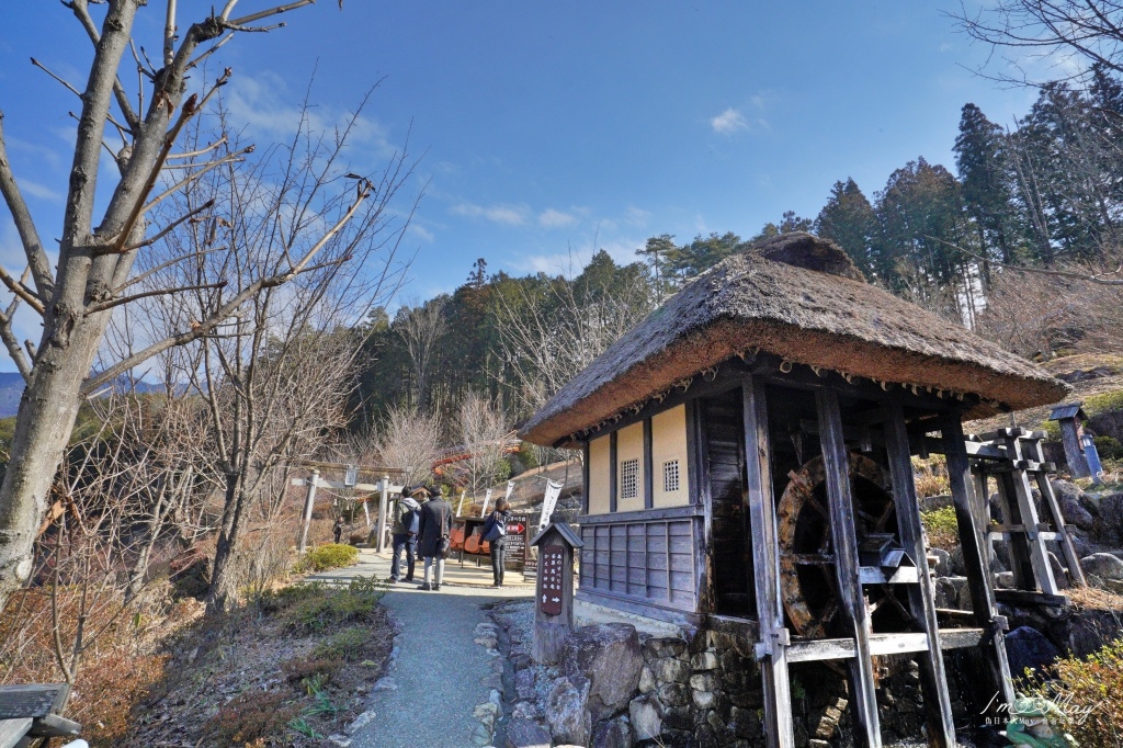 岐阜 | 無論大人小孩都很適合到此一遊的「下呂溫泉合掌村」 | 從175公尺高的超長溜滑梯跌進童話世界、和服體驗、手作課程、免費手/足湯 @偽日本人May．食遊玩樂