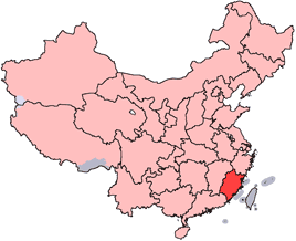 Fujian (in Mandarin) makapasala ya kening mapa