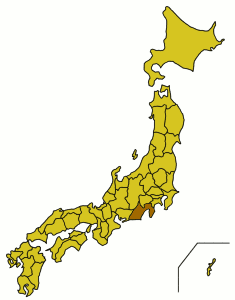 Prefettura di Shizuoka - Localizzazione