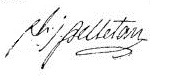 signature de Philippe-Jean Pelletan