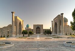 Der Registanplatz in Samarqand