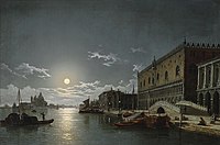 Henry Pether, Bacino di San Marco and Palazzo Ducale, Venice