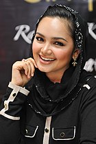 Siti mempromosikan SimplySiti di pasaran Malaysia (kiri) dan Brunei (kanan) pada 2010 dan 2011.