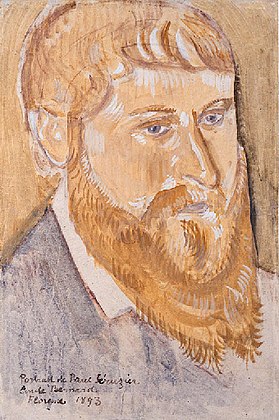 Émile Bernard: Portræt af Paul Sérusier, 1893