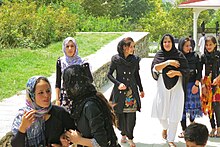 Jómódú afgánok Kabulban