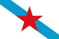 Galician nationalist flag Estreleira