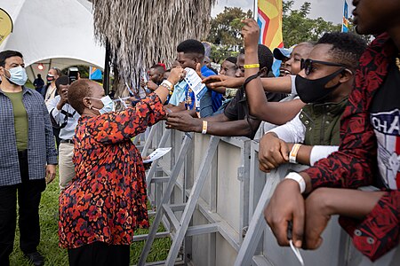 Bintou Keita at the Amani Festival