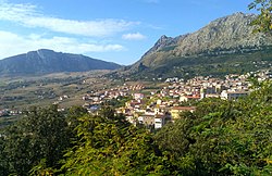 Panorama di Piana degli Albanesi