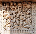 Scene from Syama Jataka, Sanchi Stupa 1 Western Gateway.[2]