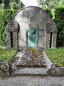 Toni Wolff (1888–1953) Analytikerin der Jung’schen Psychologie und eine enge Mitarbeiterin von Carl Gustav Jung. Grab, Friedhof Enzenbühl, Zürich