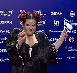 Netta vuoden 2018 Euroviisuissa.