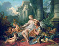 Rinaldo and Armida by François Boucher for the Académie Royale de Peinture et de Sculpture, 1734.[7]