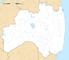 Sasakino Station is located in Fukushima Prefecture