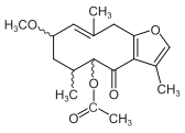 5-Acetoxy-2-methoxy-4,5-dihydrofuranodien-6-on