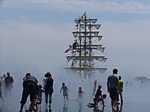 Le Cuauhtémoc lors de la fête du fleuve de 2007