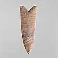 Fishtail Knife dated to Naqada II period. Metropolitan Museum of Art