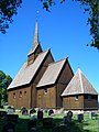 Høyjord Stave Church, only stave church left in Vestfold[38][199]