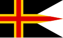 Vorschlag für eine deutsche Seekriegsflagge (Neubeckerflagge mit gezungtem Doppelstander)