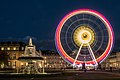 Grande roue devant le Nouveau Château