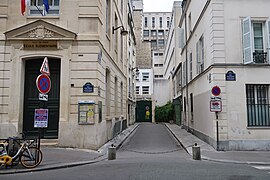 École élémentaire, bordée par l'impasse des Deux-Anges.