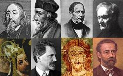 Comenius • Husz János • František Palacký • Jan Evangelista Purkyně IV. Károly • Alfons Mucha • II. Vratiszláv • Bedřich Smetana