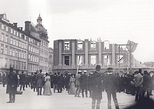 Rivningen av operahuset 1892.